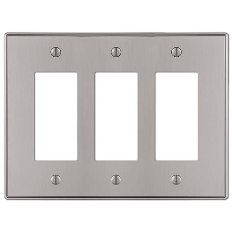 Check spelling or type a new query. Amerelle Ansley Cast 3-Decora Wall Plate, Brushed Nickel-70RRRBN - The Home Depot