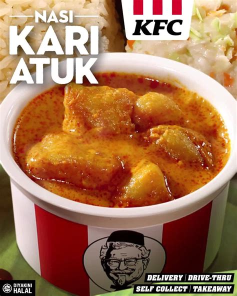 nasi kari atuk kfc fragrant colonel rice kfc chicken and atuk s special curry simple