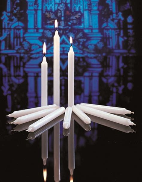 Stearine Congregational Vigil Candles 1732 X 4 12 Votive Size 32