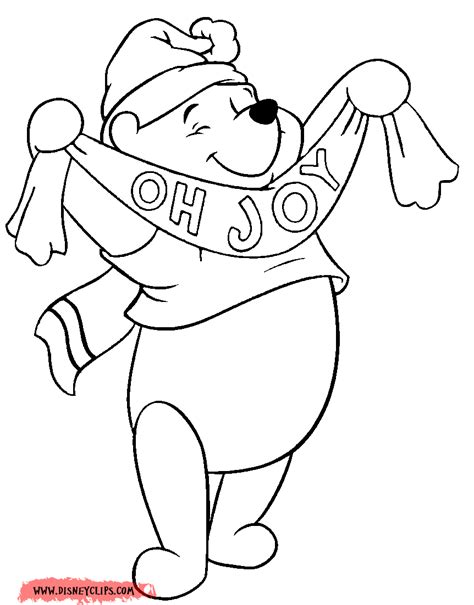 Disney Christmas Coloring Pages 4 | Disneyclips.com