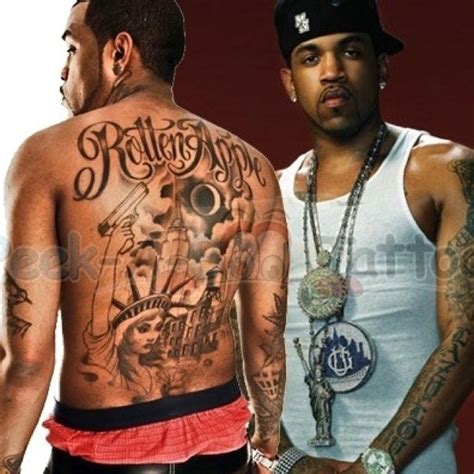 Lloyd Banks From G Unit Back Piece Rotten Apple Done By Chris Garver Lloyd Banks Chris Garver