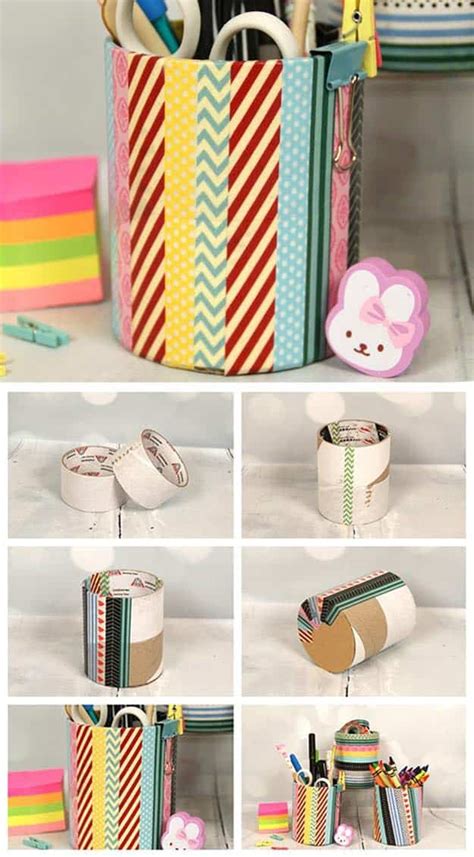 30 Diy Washi Tape Craft Projects Step By Step K4 Craft