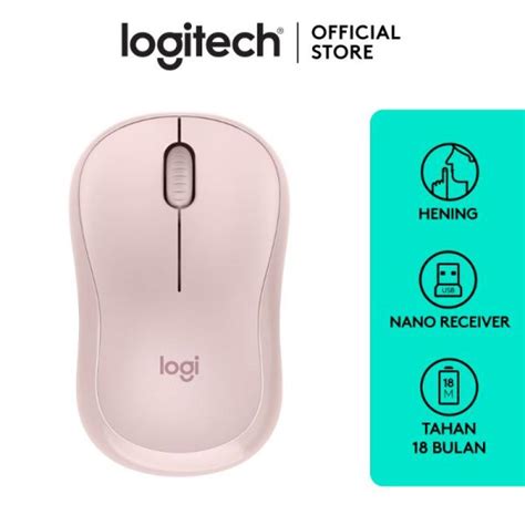 Jual Logitech M221 Silent Wireless Mouse Pink Di Seller Logitech