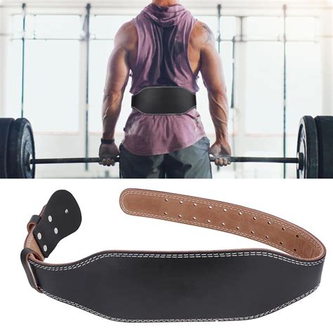 Lyumo Gym Waist Belt Artificial Leather Weight Power Lifting Gym Belts Sports Waist Support