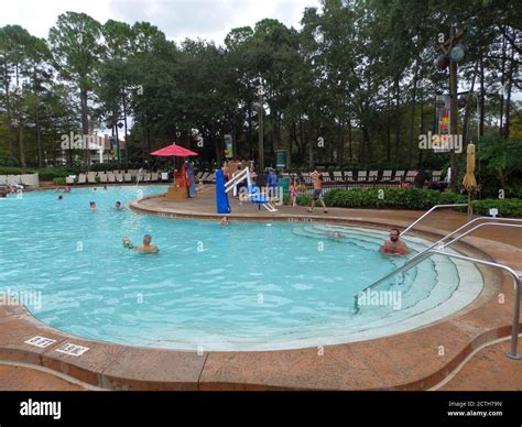 Swimming Pool At Disneys Port Orleans Resort Riverside Walt Disney