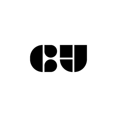 Premium Vector Cu Monogram Logo Design Letter Text Name Symbol