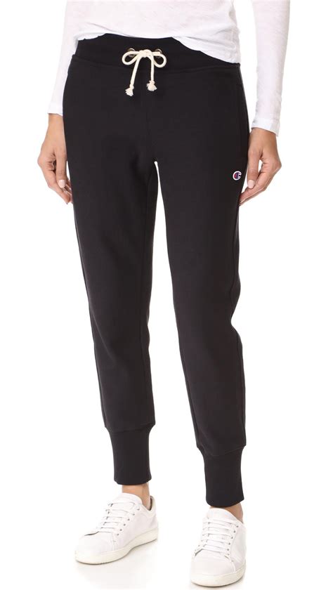 Lyst Champion Sweatpants In Black