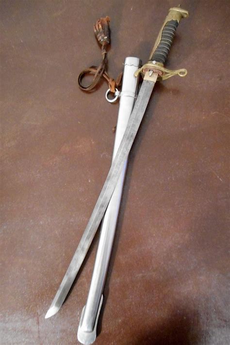 Antique Japanese Ww2 Police Samurai Sword Rare Wnihonto Traditional