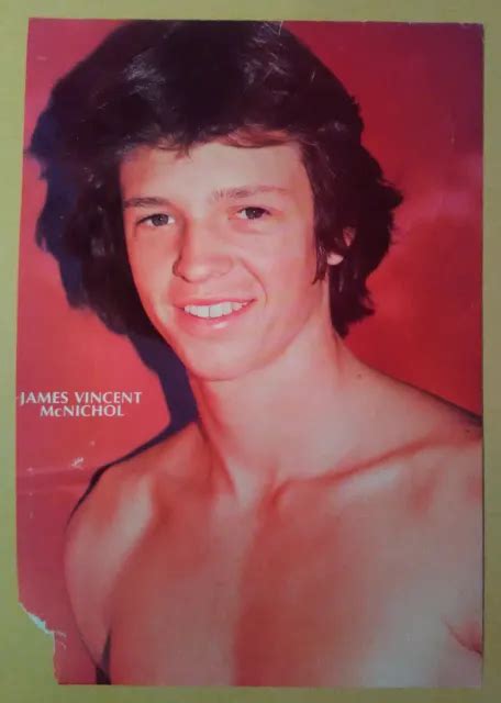 Magazine Pinup~ Jimmy Mcnichol ~shirtless ~1980s ~aka James Vincent Mcnichol 500 Picclick