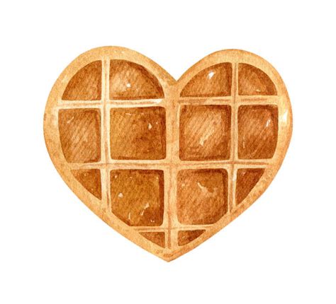 Heart Shaped Waffles Pictures Illustrations Royalty Free Vector