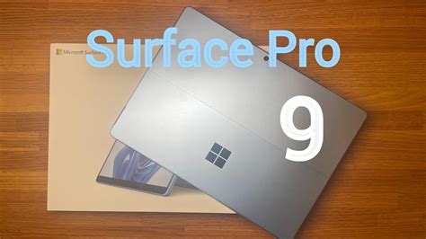Microsoft Surface Pro 9 Unboxing Youtube