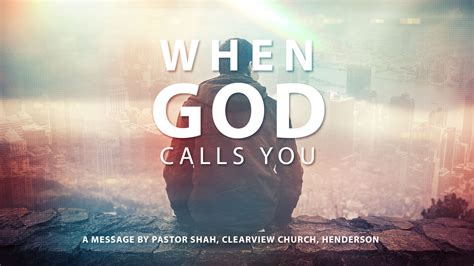 When God Calls You By Pastor Abidan Shah
