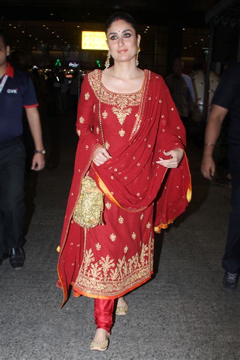 Kareena Kapoor In Red Suit Cieuanlmx