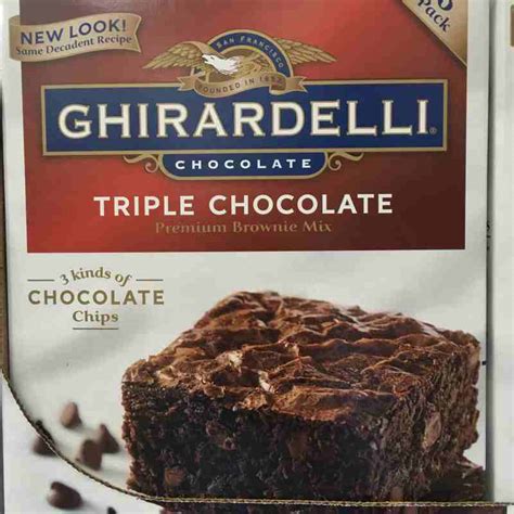 Ghirardelli Triple Chocolate Brownie Mix 120oz 847909 Souths Market