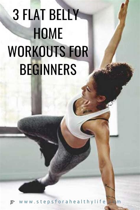 3 FLAT BELLY HOME WORKOUTS FOR BEGINNERS In 2020 Workout For