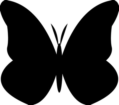 Butterfly Black Silhouette · Free Vector Graphic On Pixabay