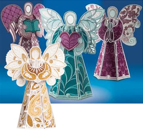Free Standing Lace Fsl Angel Tree Topper Lindazs