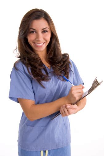 Nurse With Clipboard Stock Photo Download Image Now Istock