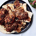 Za'atar Roast Chicken with Green Tahini Sauce recipe | Epicurious.com