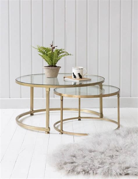 2019 Best Of Glass Gold Coffee Tables