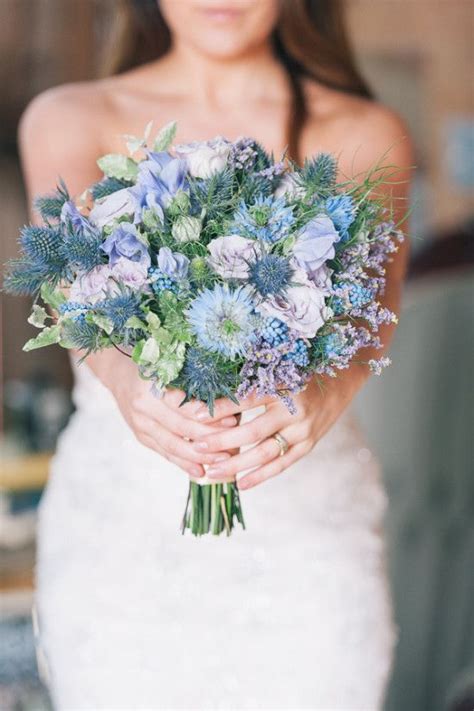 Blue And Lavender Wedding Ideas From Canada Blue Wedding Bouquet