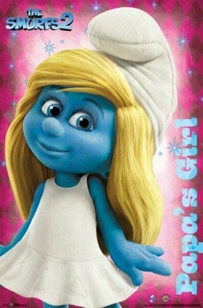 The Smurfs 2 Smurfette Movie Poster Poster 22 X 34 For Sale Online Ebay
