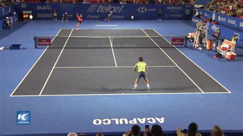 mexican tennis open in acapulco sees surprising wins nadal on the bench youtube