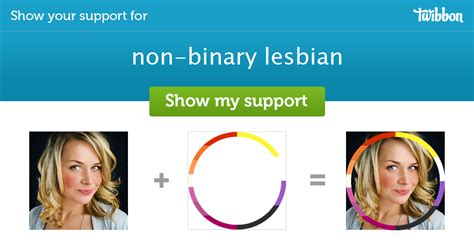 Non Binary Lesbian Support Campaign On Twitter Twibbon