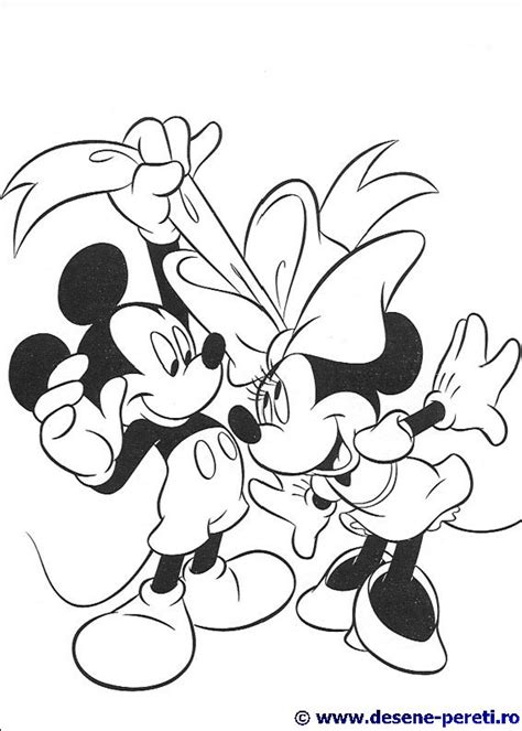 Planse De Colorat Cu Mickey Mouse Si Prietenii Desene De Colorat