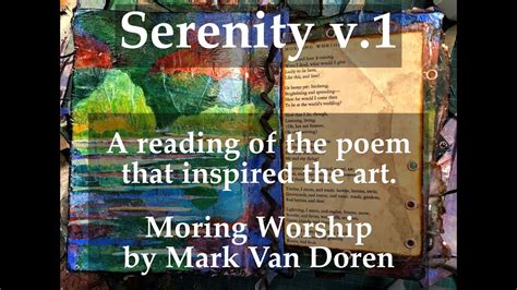 Serenity V1 Poem Only Youtube