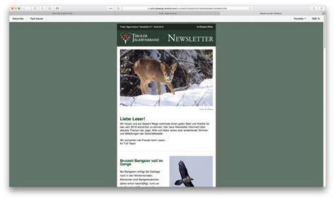 Check spelling or type a new query. Newsletter Tiroler Jägerverband « bFlow Webdesign & Online ...