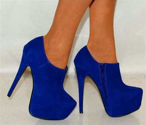 oml i want these heels blue ankle boots womens ankle boots high heel boots heeled boots boot
