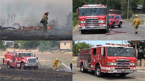Grass Fire Sacramento Fire Dept Sacramento Metro Fire District