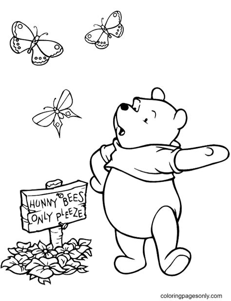 Baby Winnie The Pooh Coloring Pages Winnie The Pooh Coloring Pages