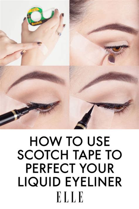 Liquid Eyeliner Tips Scotch Tape Tips To Perfect Your Liquid Eyeliner