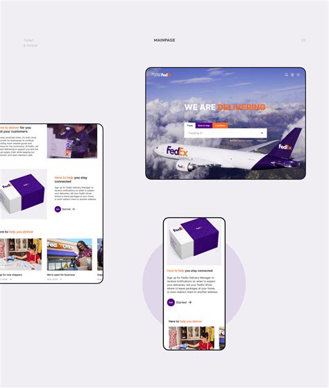 Fedex — New Website 2020 On Behance