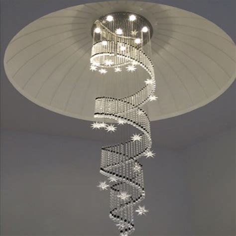 LED Staircase Chandelier LED E27 Modern Minimalist Nordic Villa Indoor