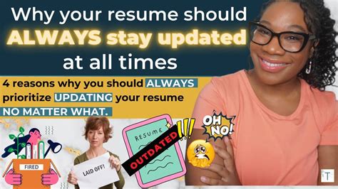 4 Reasons To Always Keep Your Resume Updated Year Round Consequences