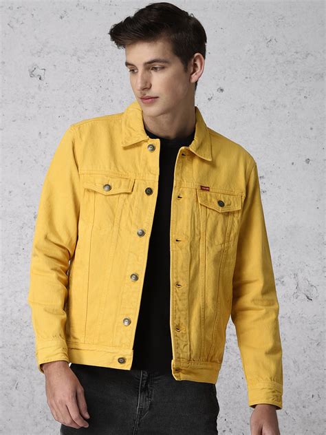 Yellow Jean Jacket Jackets