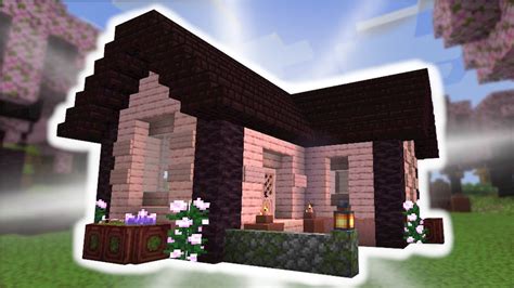 Easy Cherry House Tutorial In Minecraft 120 Youtube