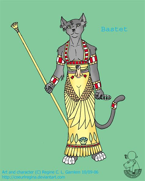 Bastet Color By Coeurlregina On Deviantart