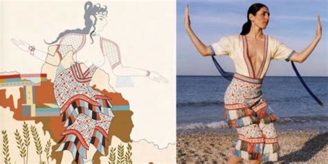 Haute Couture From Minoan And Mycenaean Civilizations At Hellenic