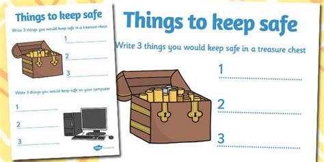 The easiest way for hackers to install malware safety computer tips #7: Internet Safety Things to Keep Safe Worksheet | Internet ...