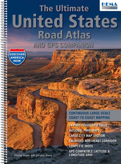 The Ultimate United States Road Atlas Hema Maps Books And Travel Guides