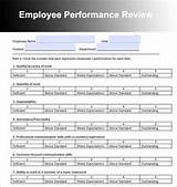 Pictures of Employee Review Document