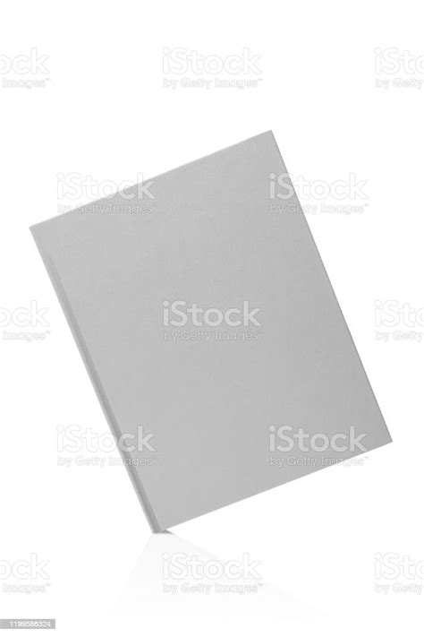 Gray Blank Book Cover Template Stock Photo Download Image Now