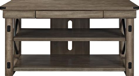 The Ameriwood Home Wildwood Wood Veneer Tv Stand Will Give Your Tv The