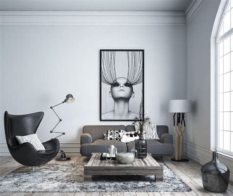 30 Black And White Living Rooms That Work Their Monochrome Magic Black