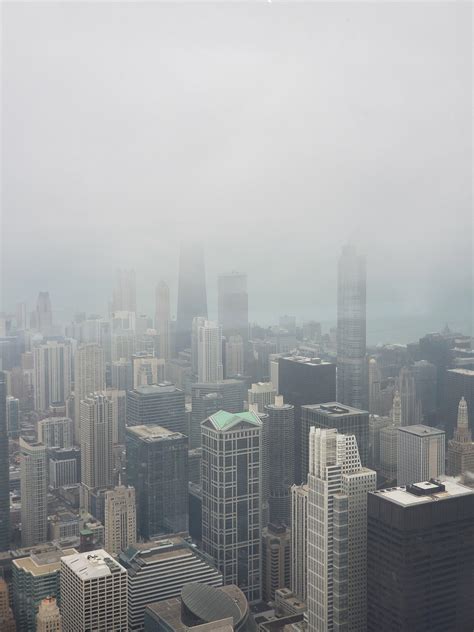 Peaceful Foggy Day In Chicago Rrelax