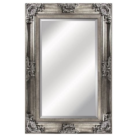 Yosemite Mirror with Antique Silver Finish | Silver framed mirror, Framed mirror wall, Mirror